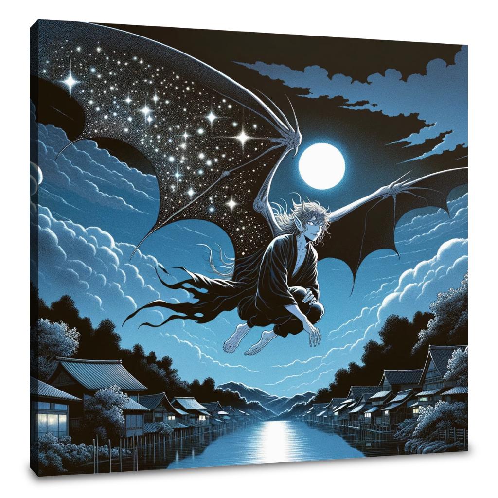 Nocturnal Grace Canvas