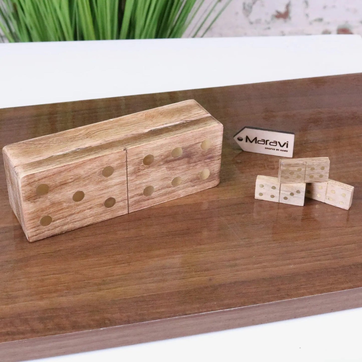 Kumari Wooden Domino Set with Box