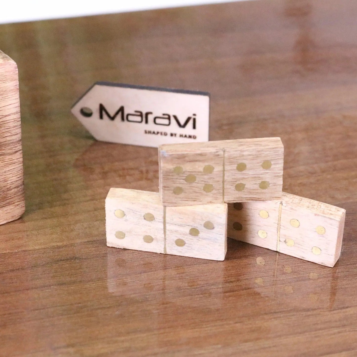 Kumari Wooden Domino Set with Box