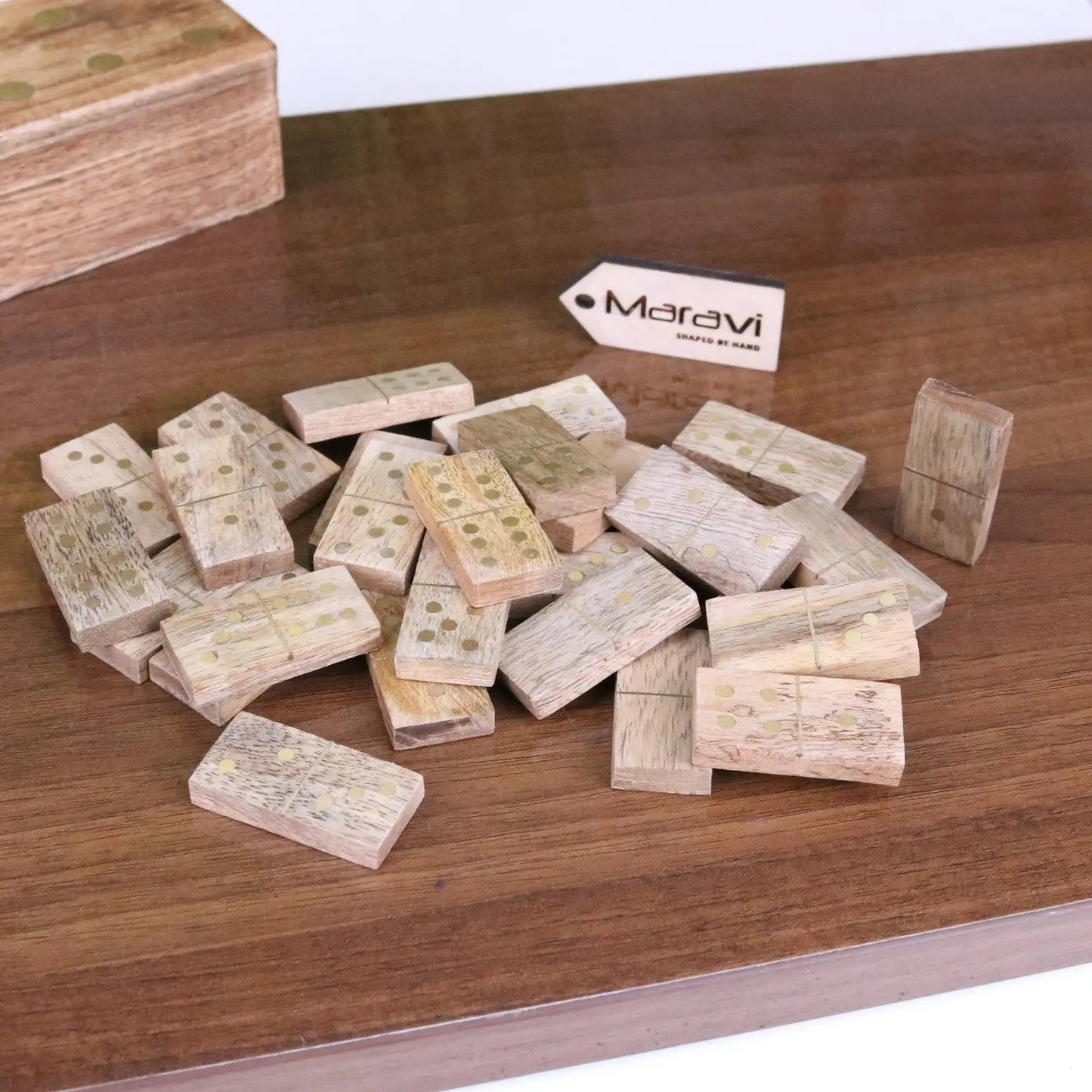 Kumari Wooden Domino Set with Box