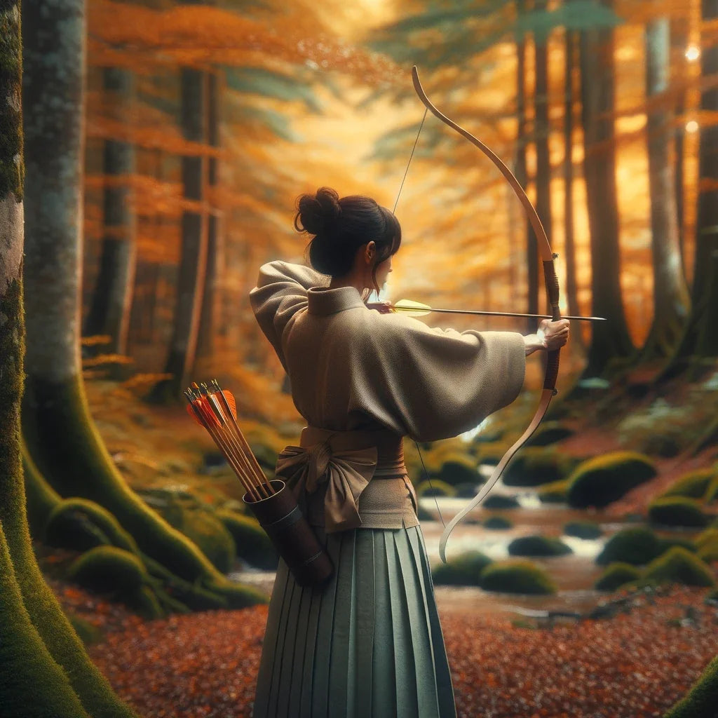 Kyudo Autumn Focus Cotton Cushion