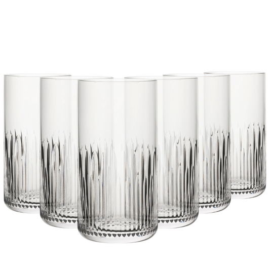 Whitley Highball Glasses - 390ml - Set of 6