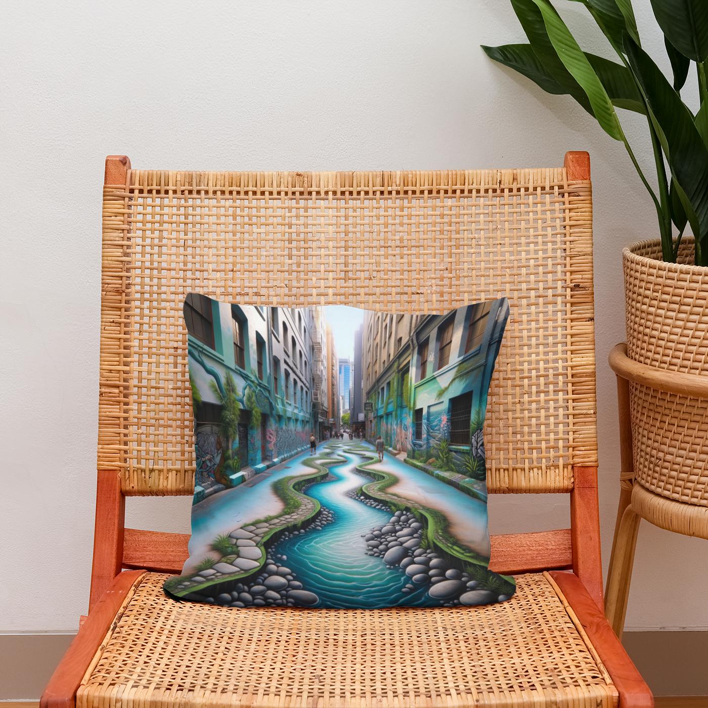 Urban Creek Cotton Cushion