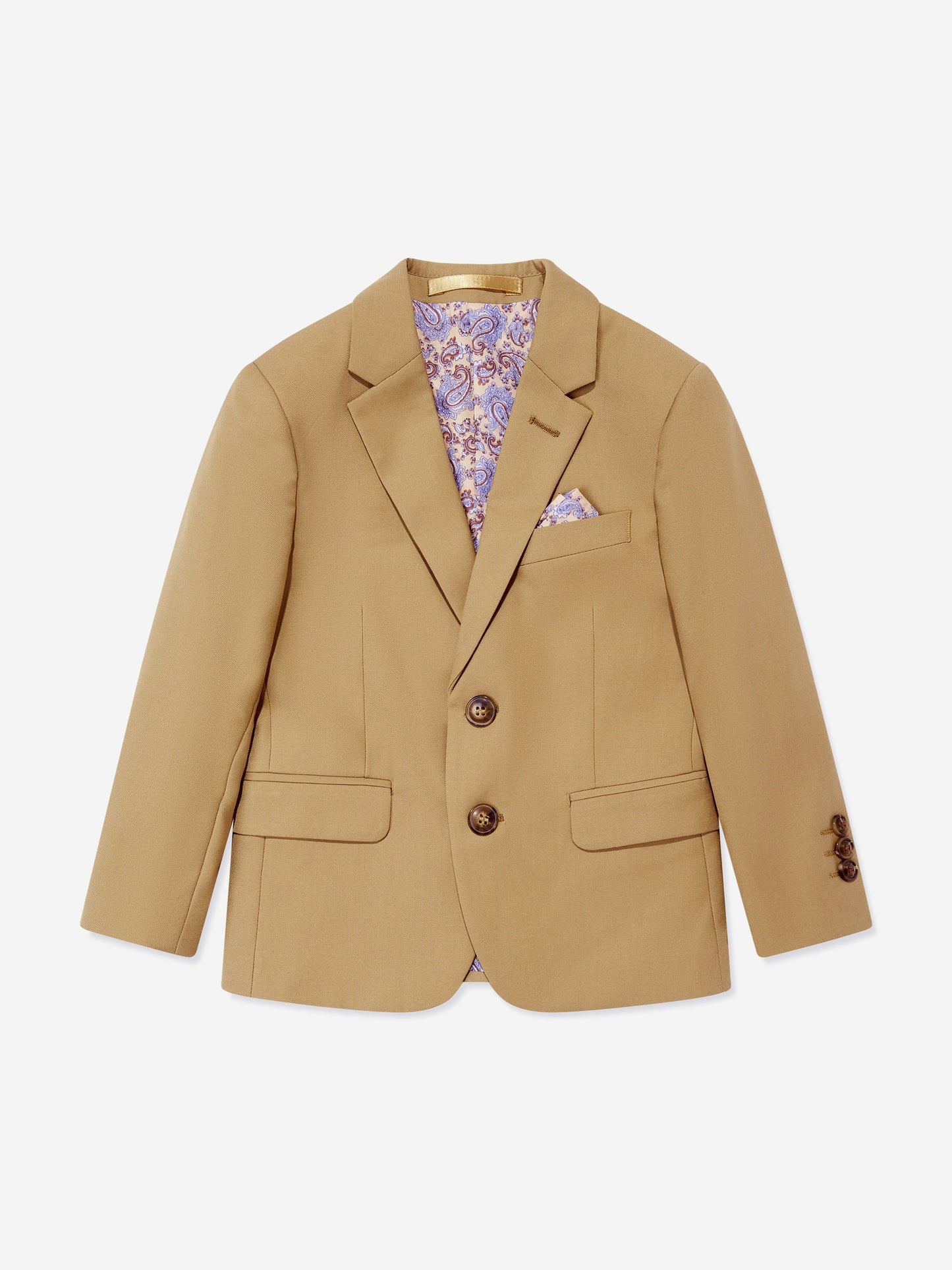 SUITLAB London Boys 7 Piece Suit Set in Beige