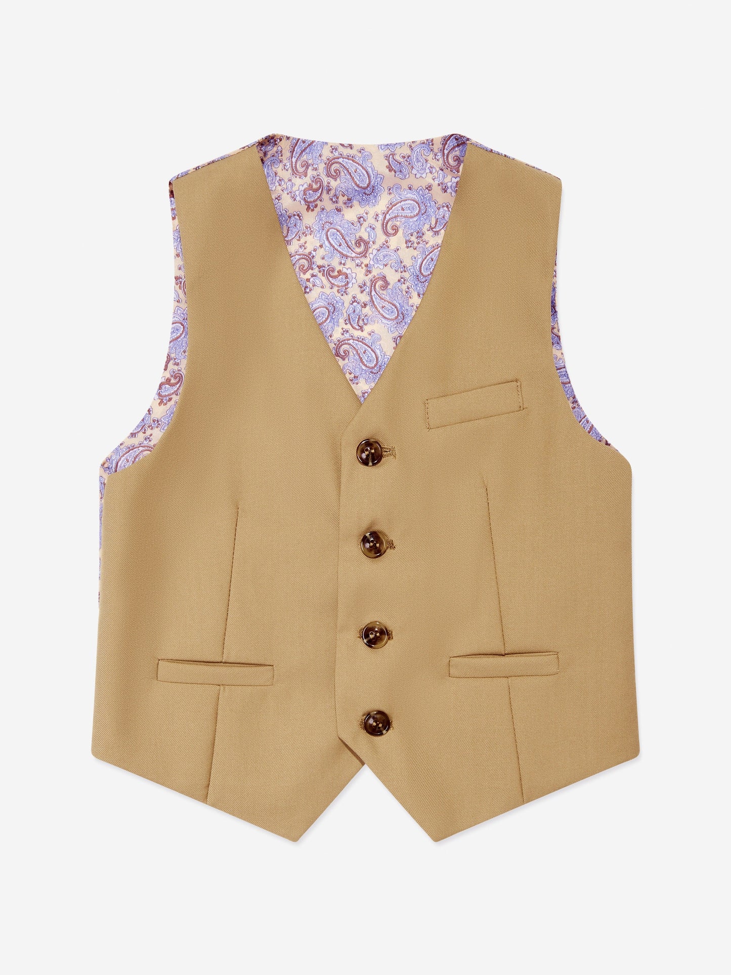 SUITLAB London Boys 7 Piece Suit Set in Beige