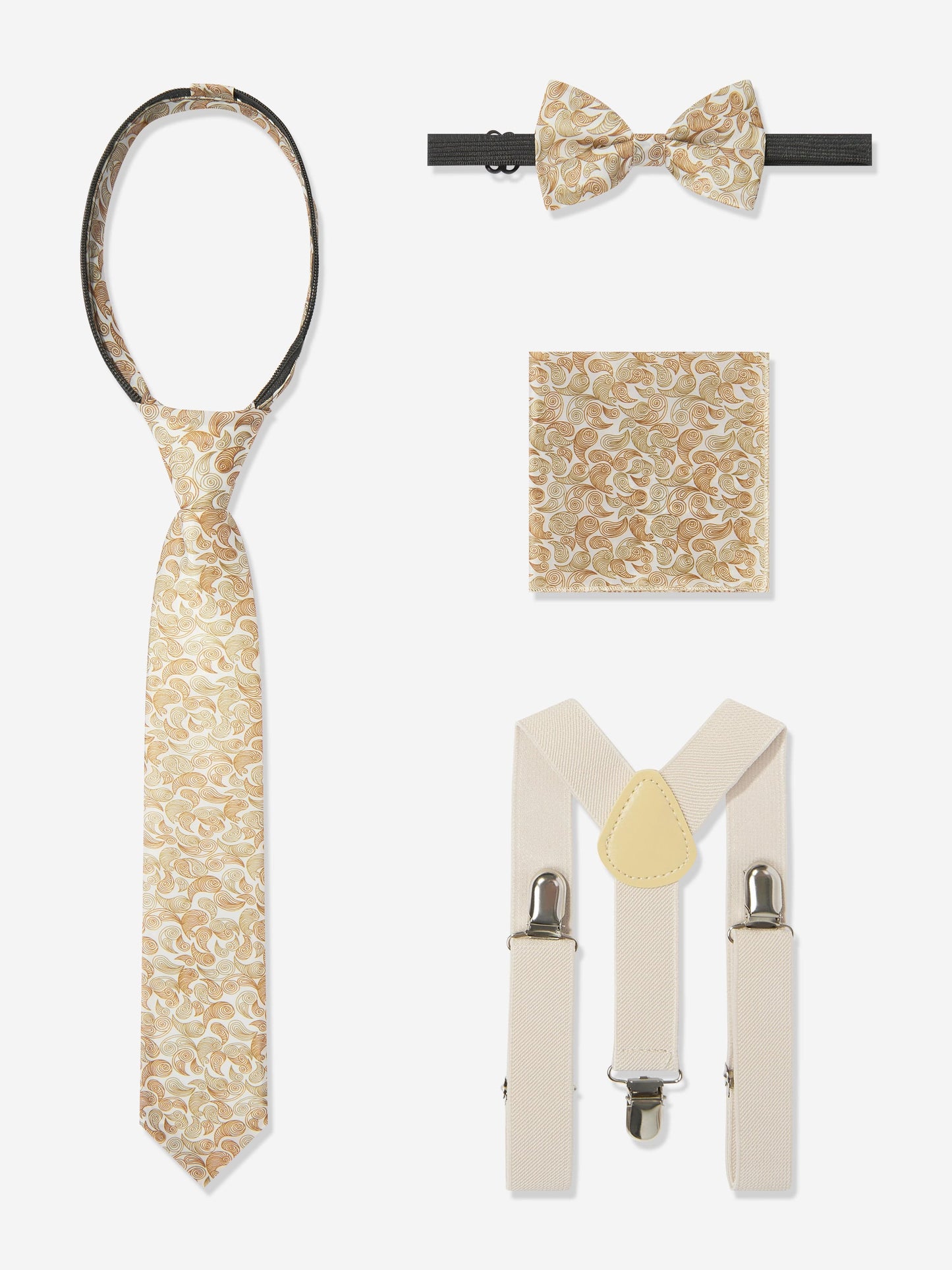 SUITLAB London Boys 7 Piece Suit Set in Beige