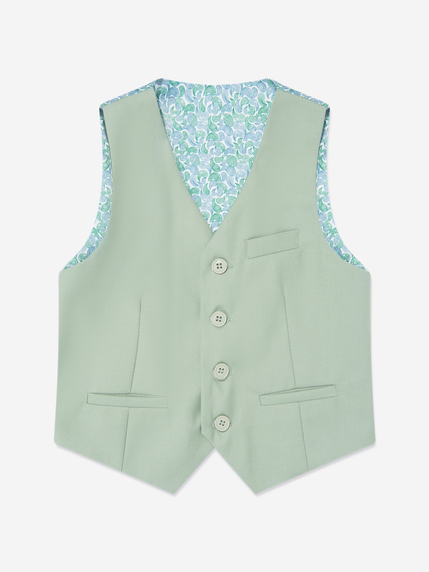 SUITLAB London Boys 7 Piece Suit Set in Green