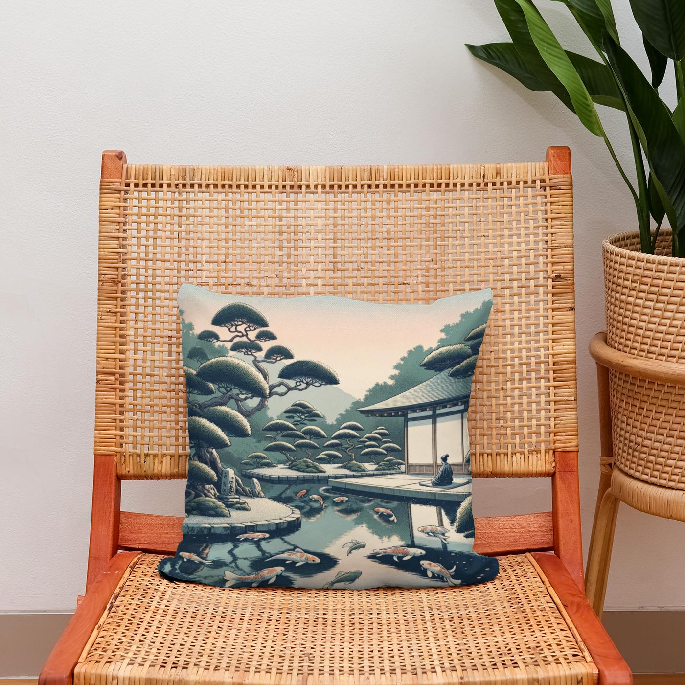 Zen Reflections Cotton Cushion