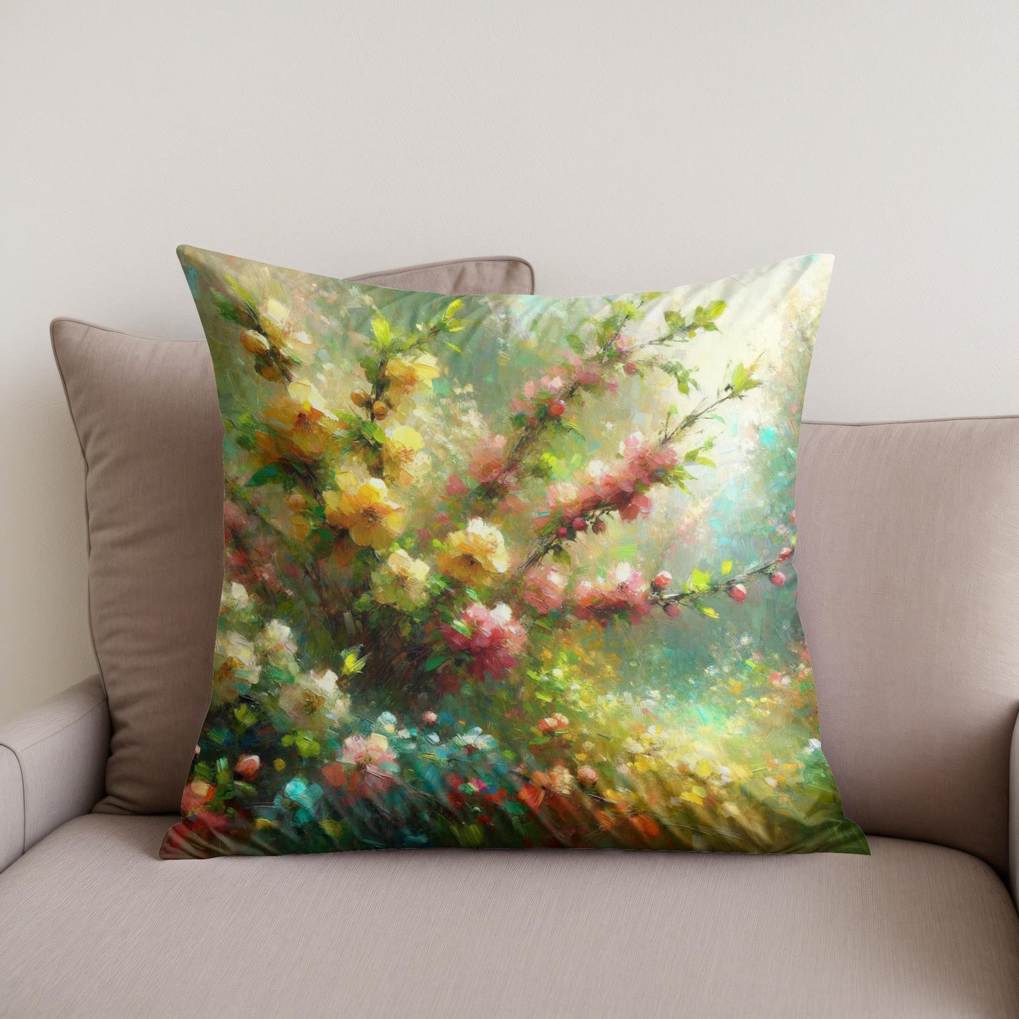 Spring Awakening Cotton Cushion
