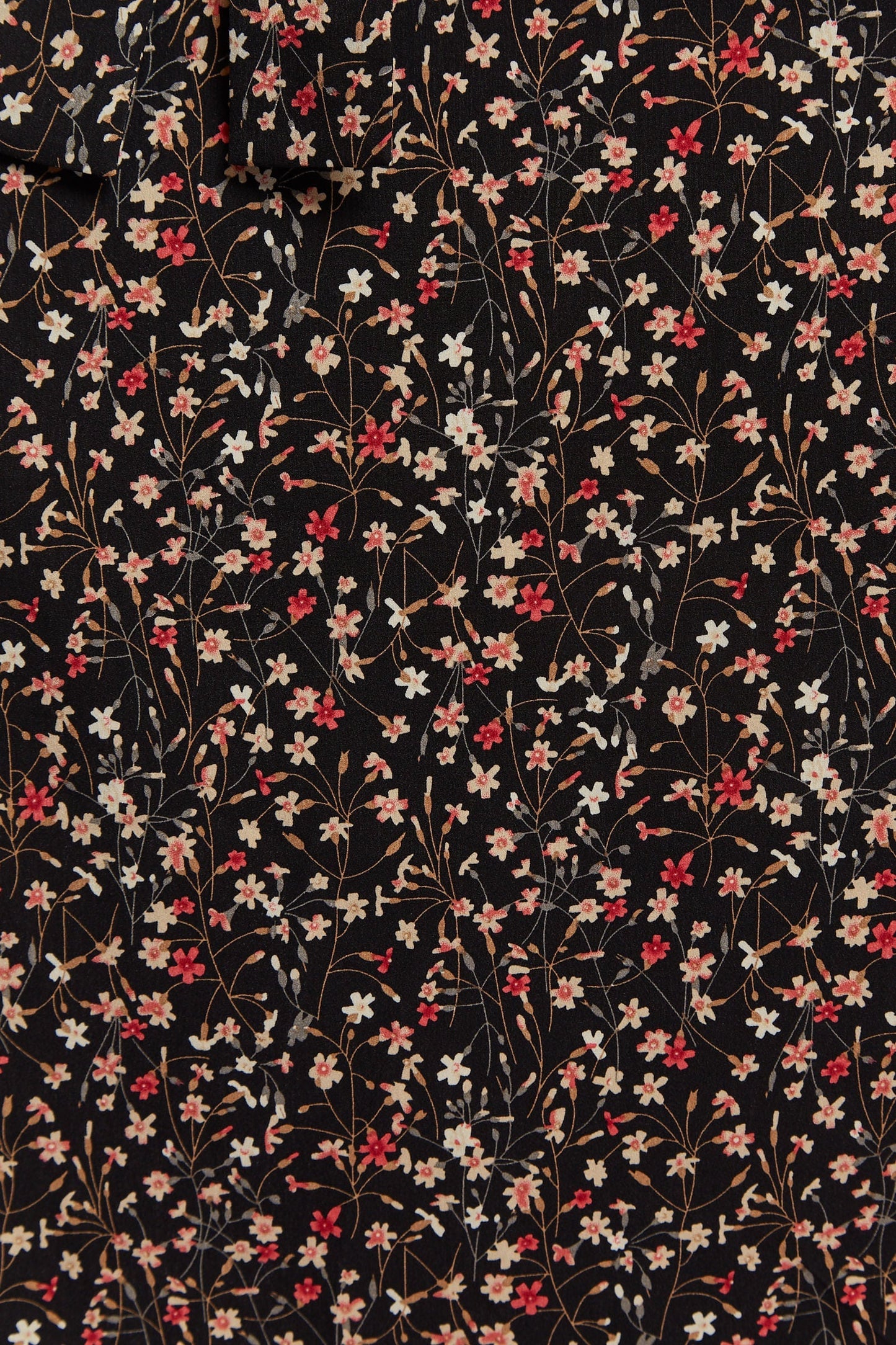 Louche Leonie Wax Flower Long Sleeve Midi Shirtdress