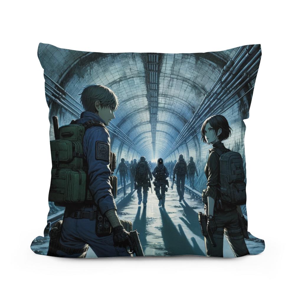 Subterranean Secrets Cotton Cushion