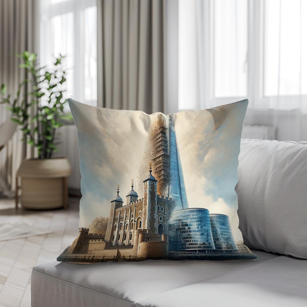 Timeless London Merge Cotton Cushion