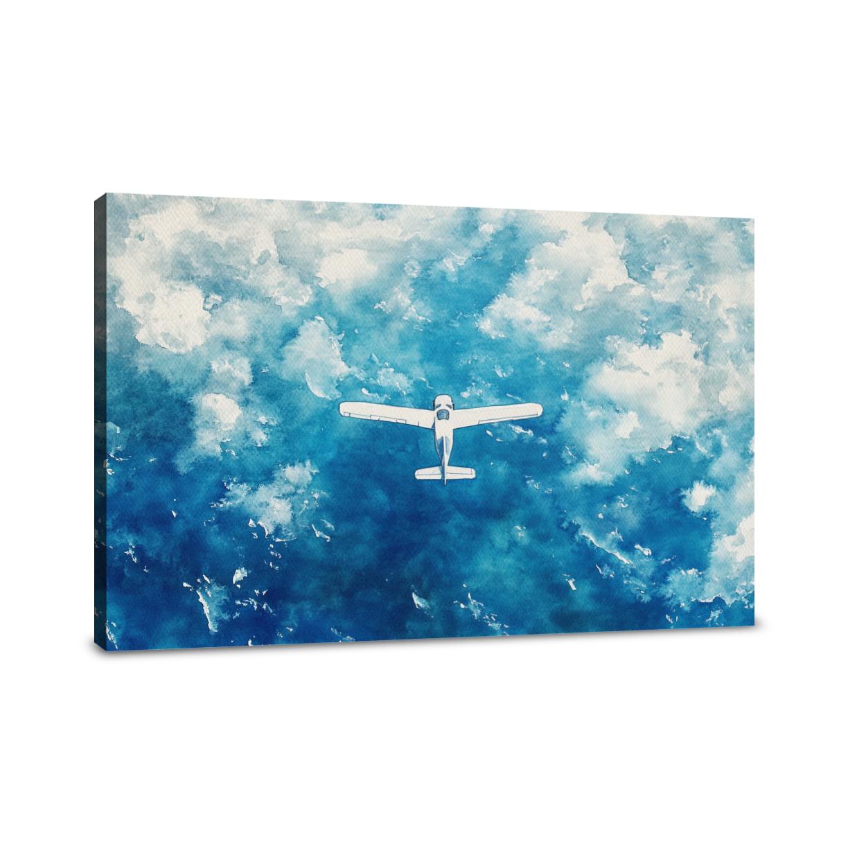 Aerial Sea Journey Canvas