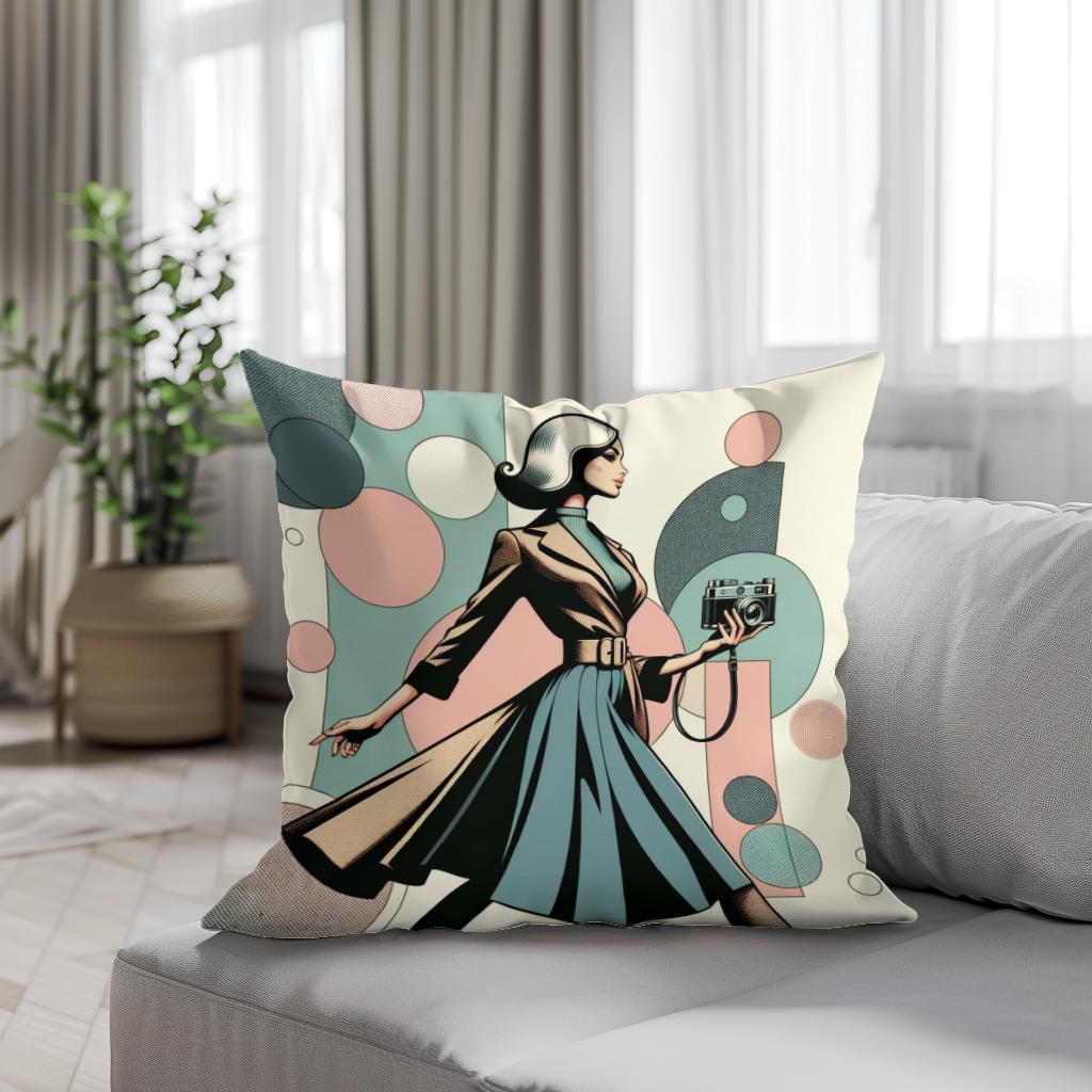 Vintage Chic Cotton Cushion