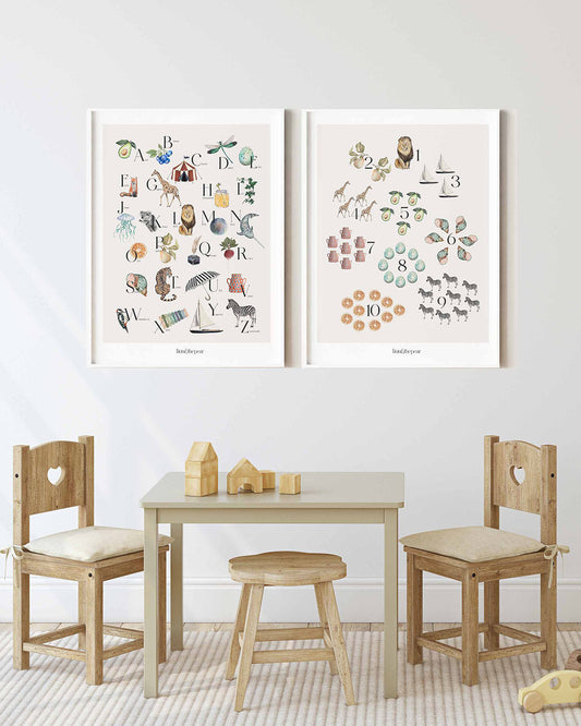 Count With Me - Numbers Art Print