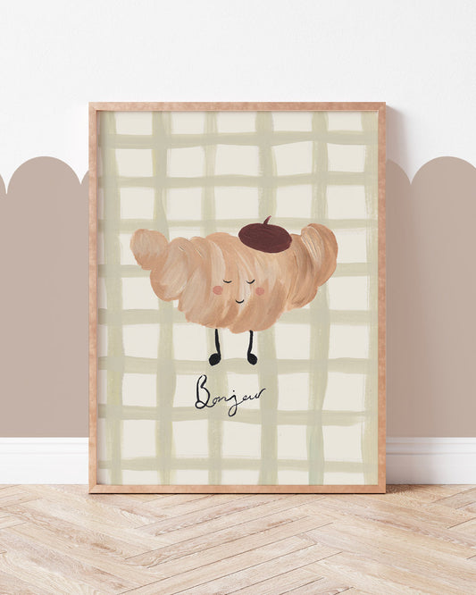 Croissant - Food Art Print