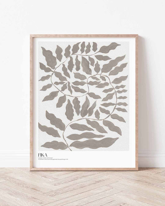 Fika Art Print