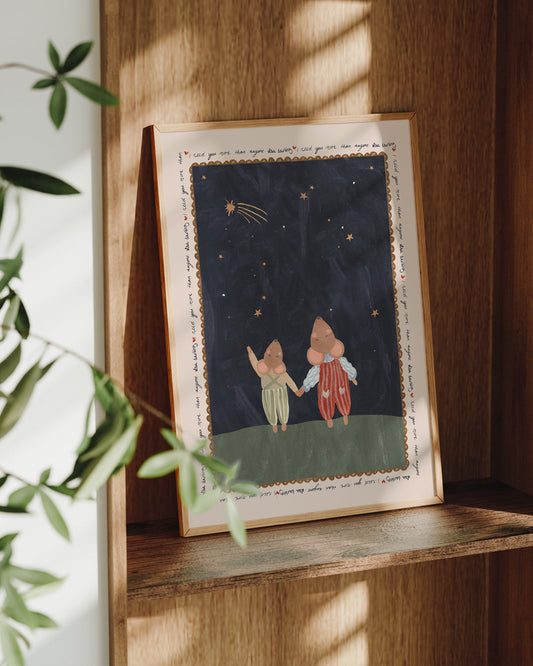 I Need You - Two Mice Art Print