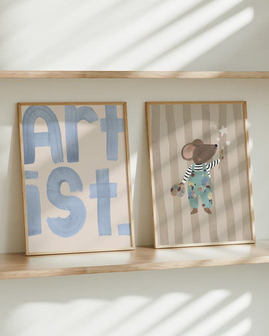 Artist Typography Print