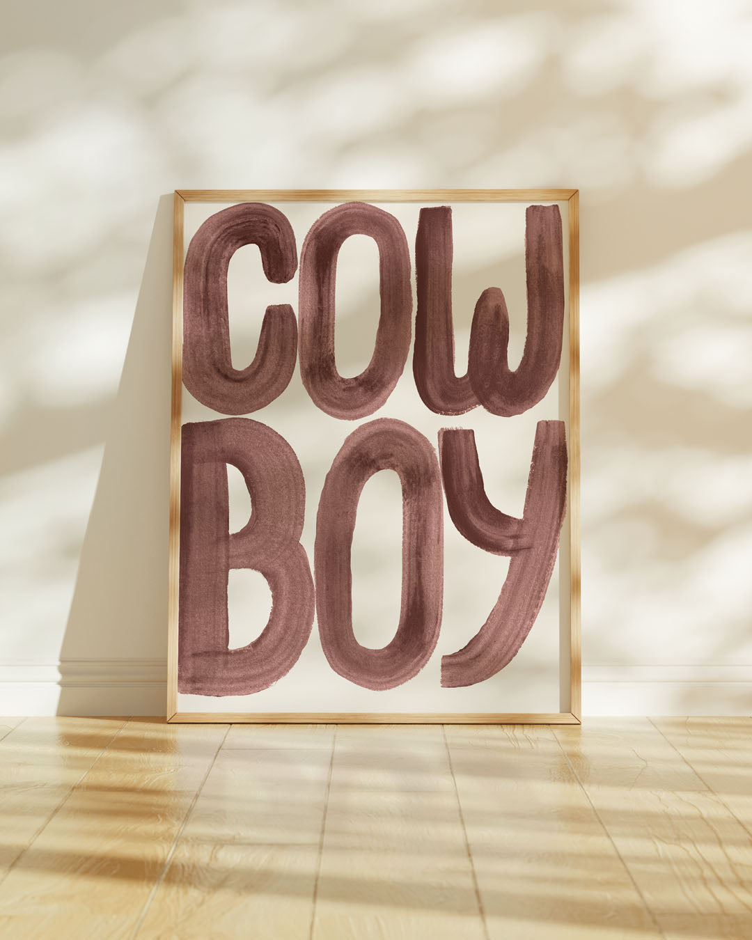 Cowboy - Cowboy Word Print