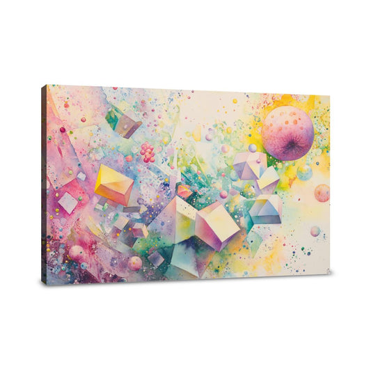Dream Fruit Geometry Canvas