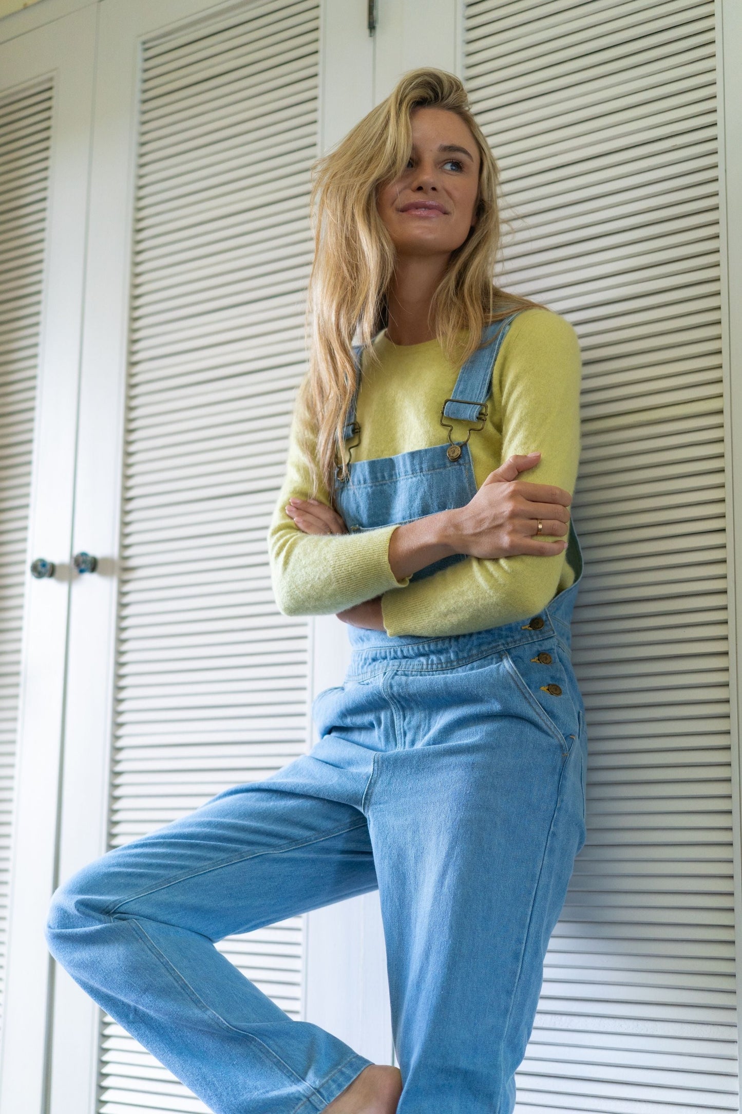 Adult Vintage Denim Dungarees