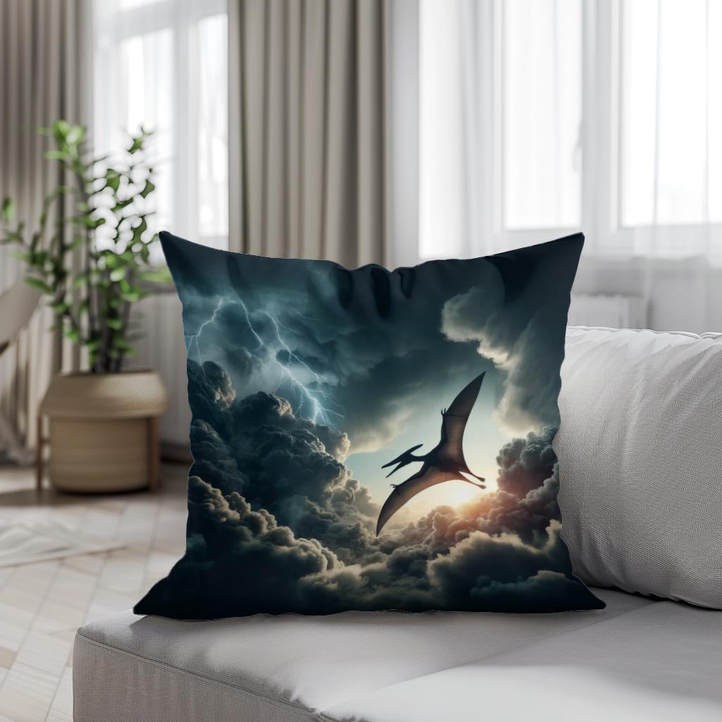 Storm Rider Pterodactyl Cotton Cushion
