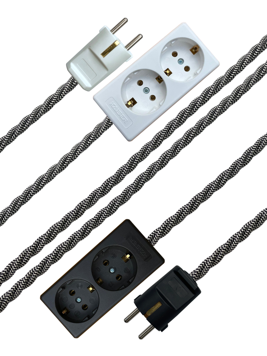 Bowie - Lola's Leads EU Fabric Extension Cable