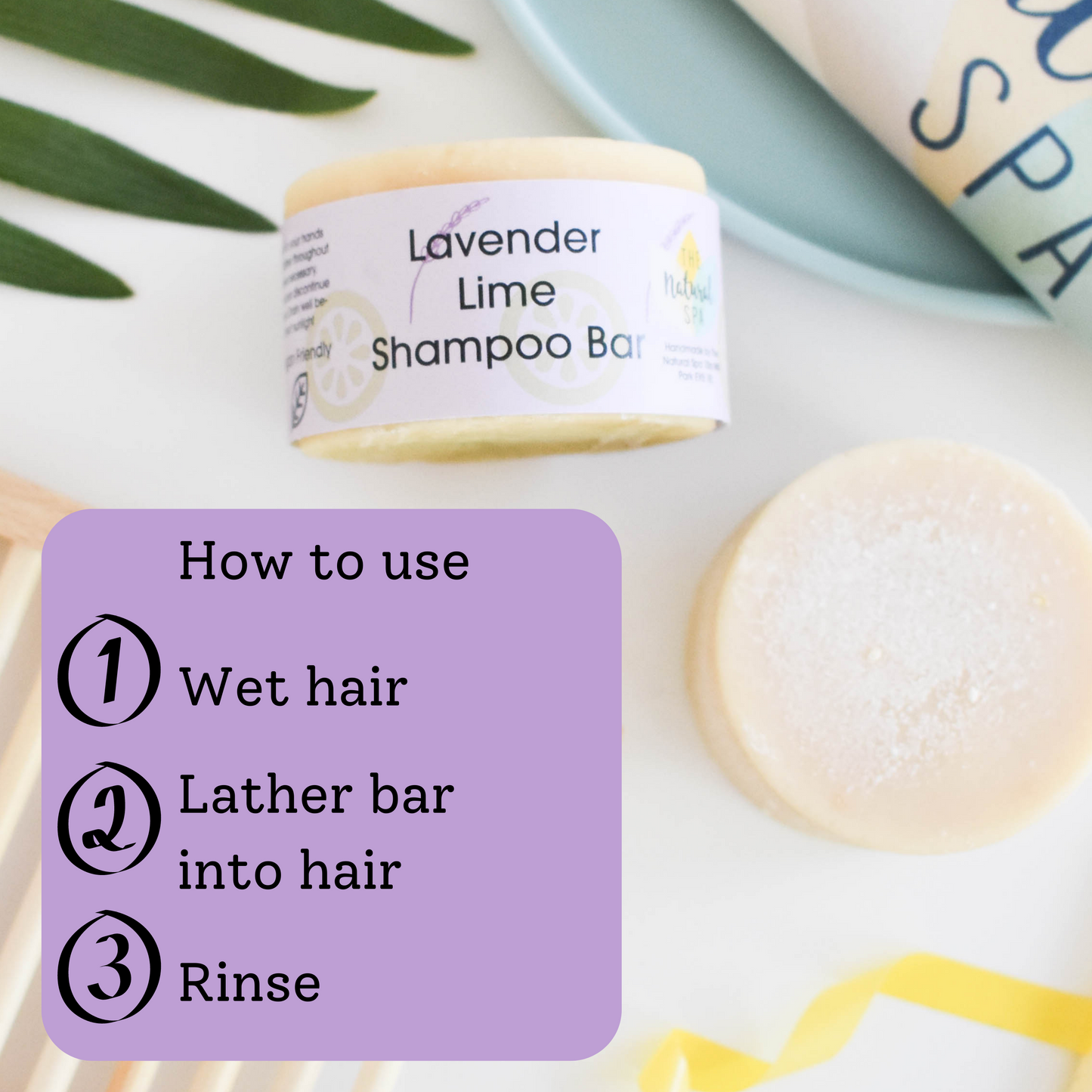 Lavender and Lime Classic Shampoo Bar