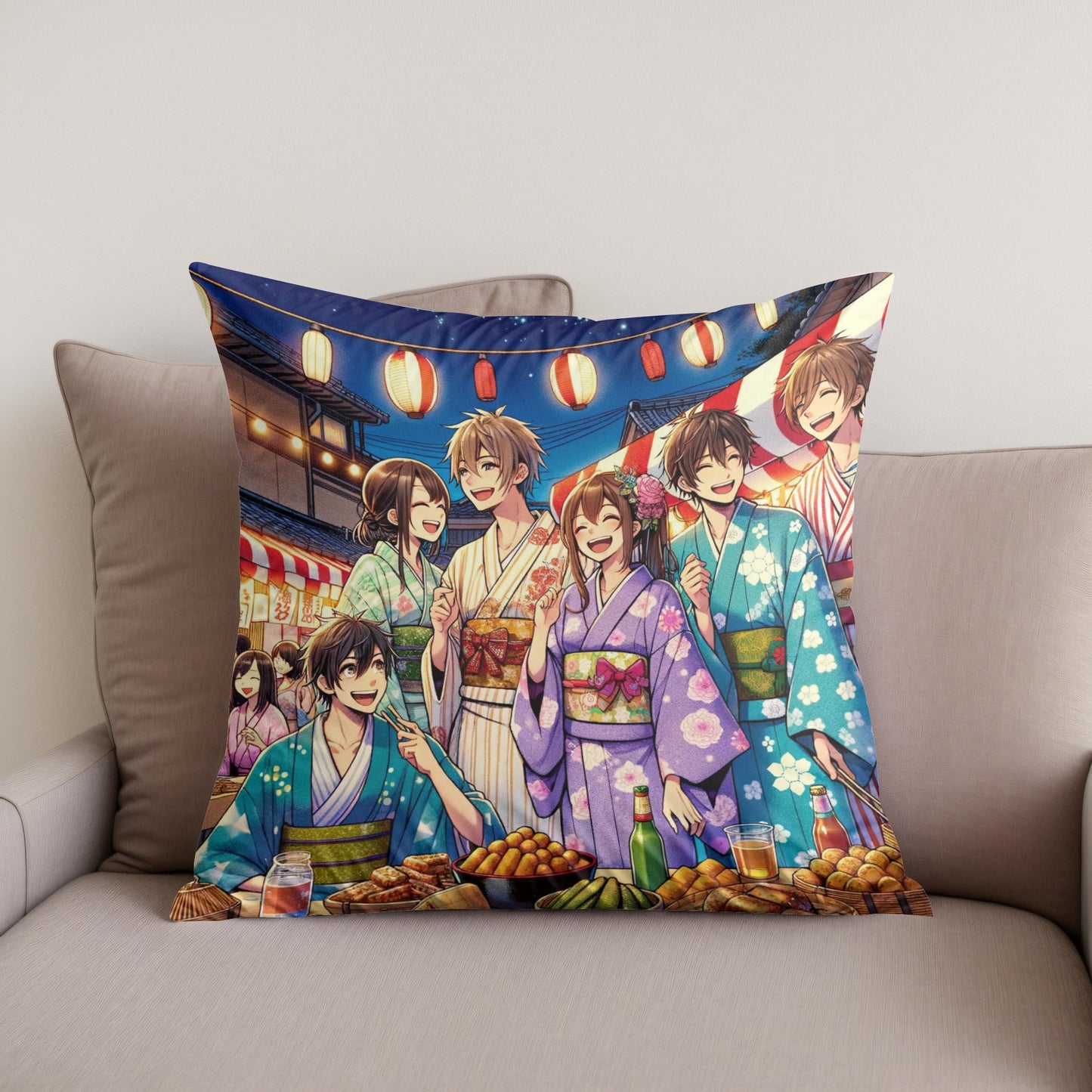 Summer Festival Magic Cotton Cushion