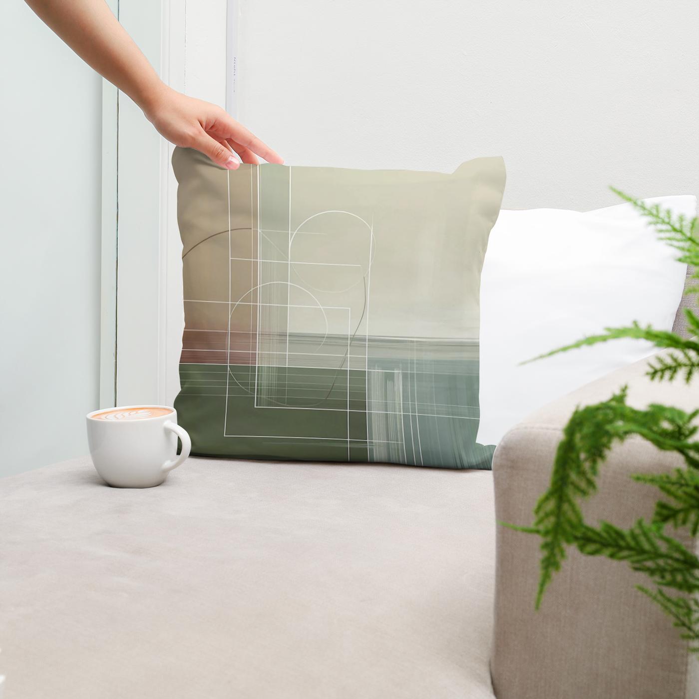 Harmony Lines Cotton Cushion