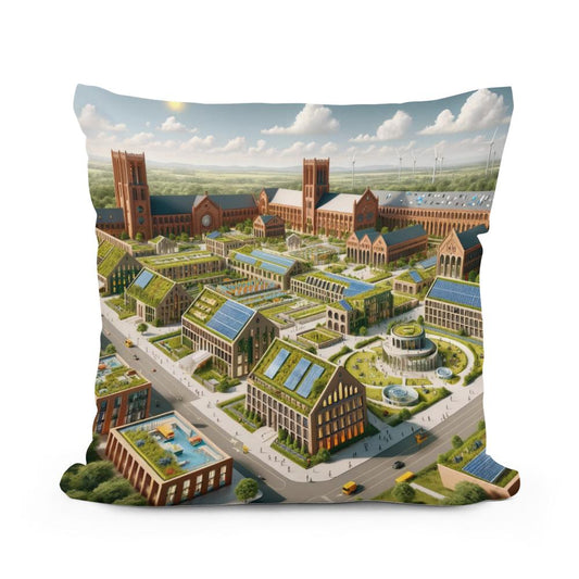 Architectural Tapestry Cotton Cushion