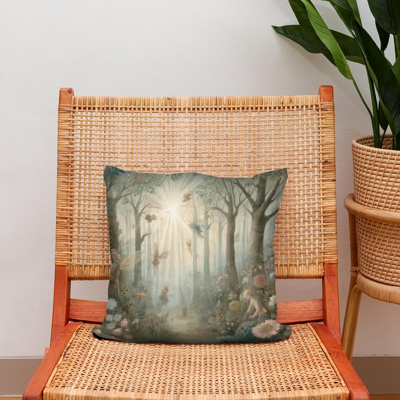 Magical Forest Cotton Cushion