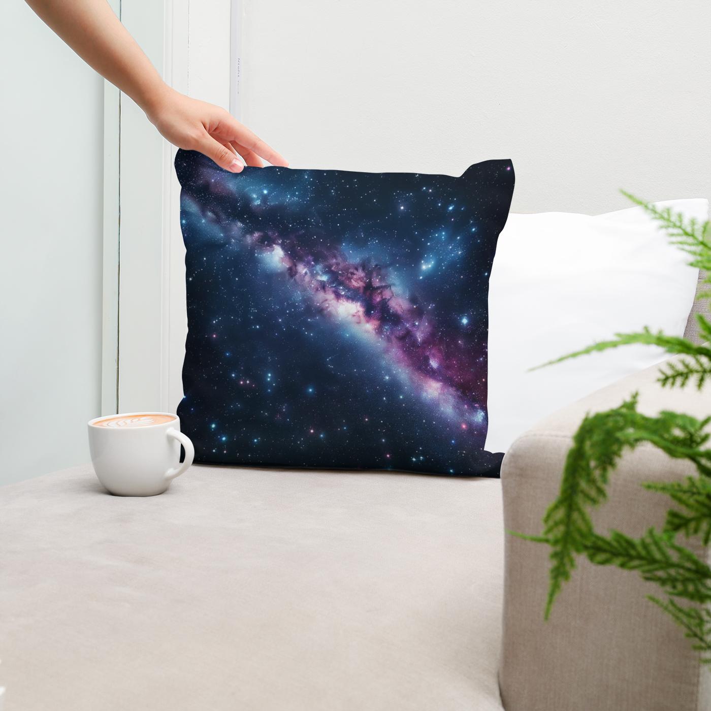 Starlit Elegance Cotton Cushion