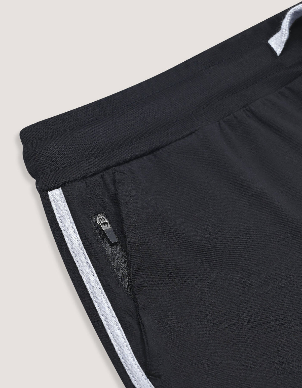Regular Fit Jersey Trousers – Black