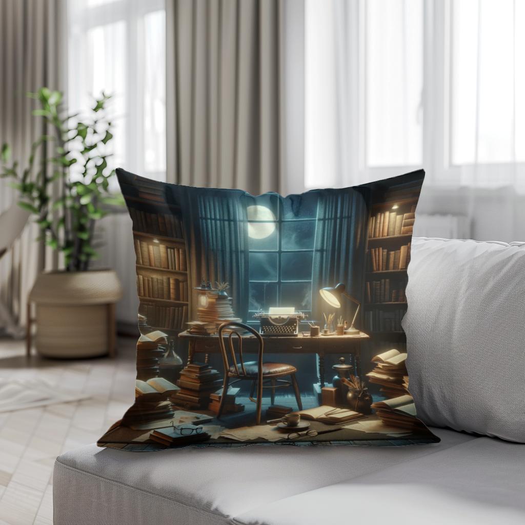 Midnight Muse Cotton Cushion