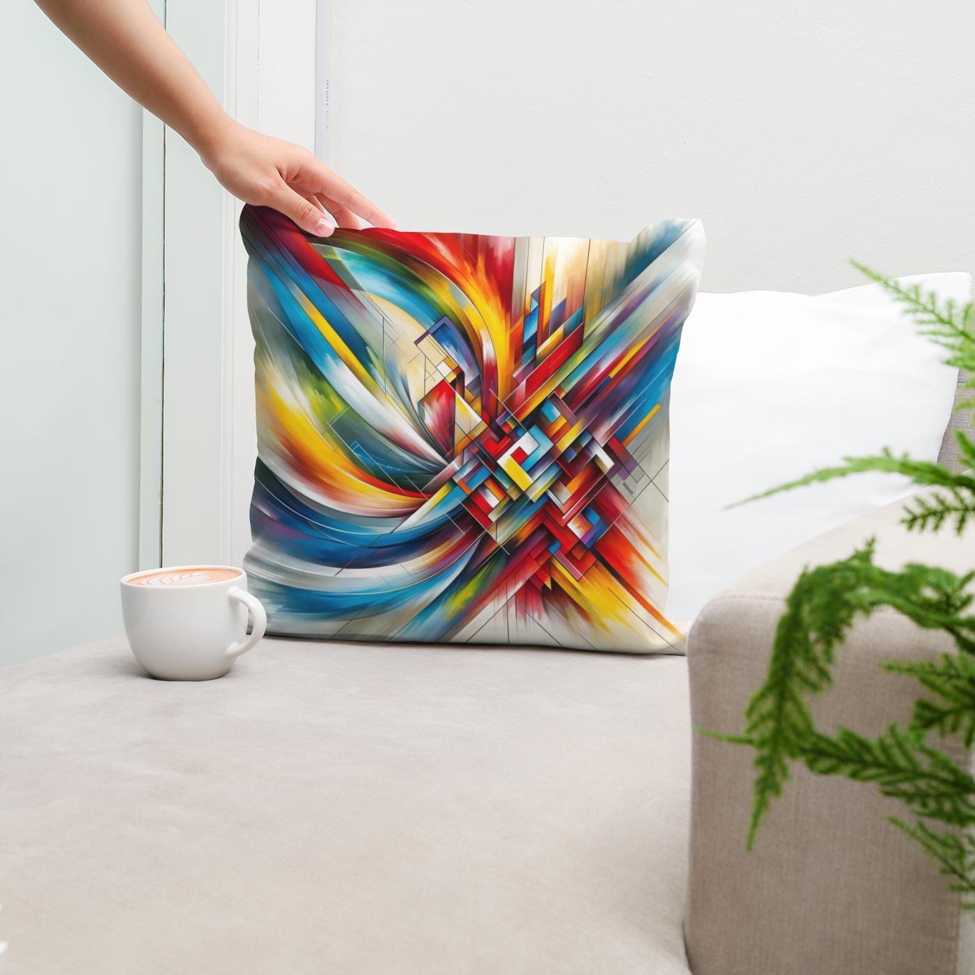 Color Burst Cotton Cushion