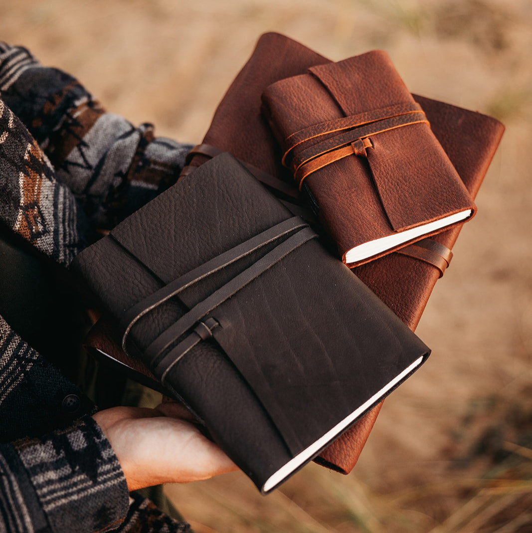 Reclaimed Saddlery Leather Journals