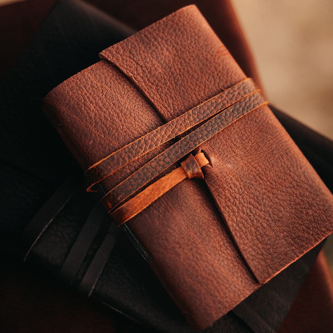 Reclaimed Saddlery Leather Journals