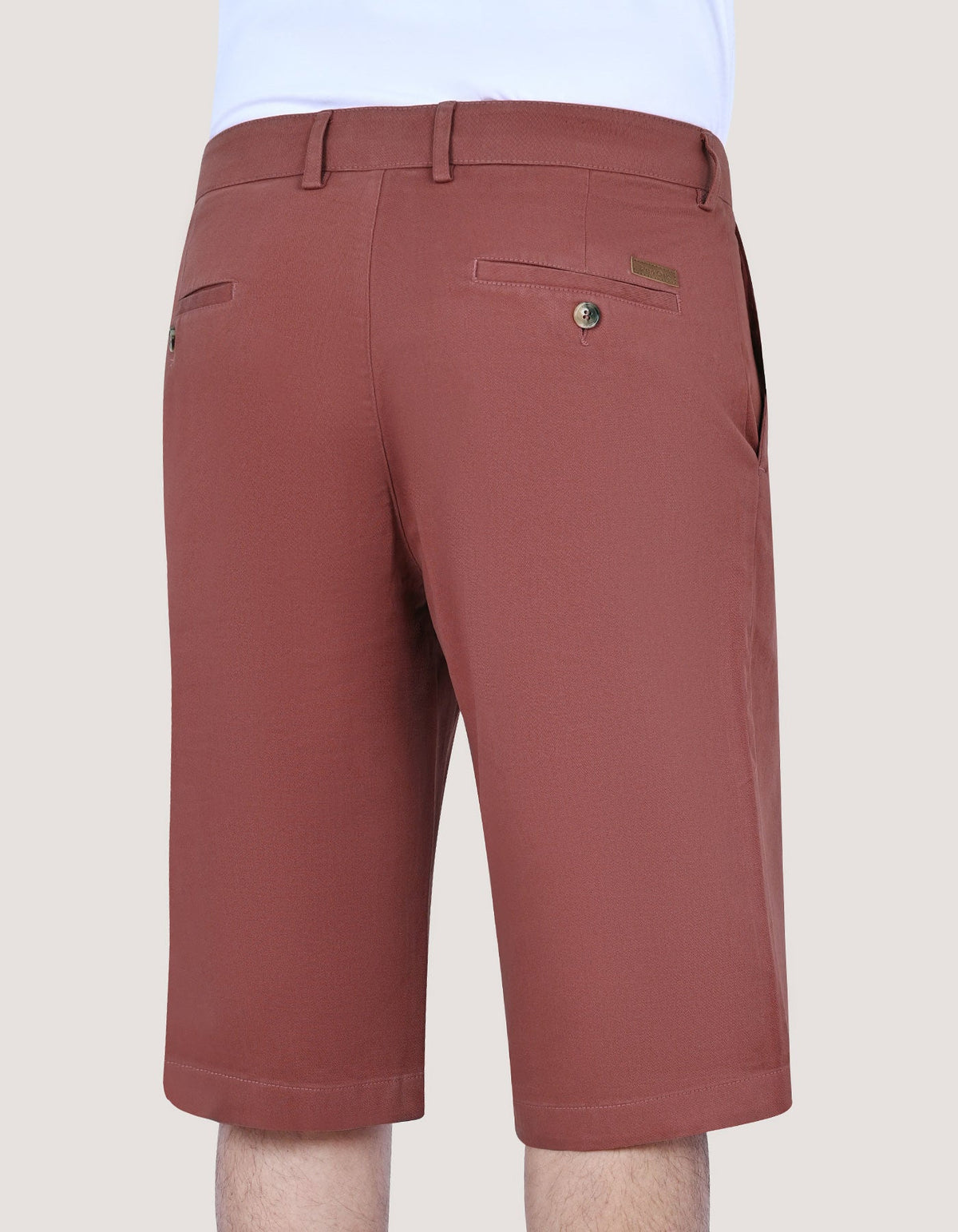Medium Maroon Denim Shorts