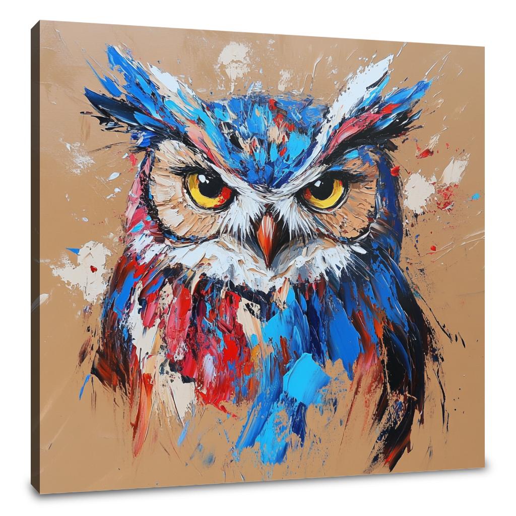 Electric Owl Canvas