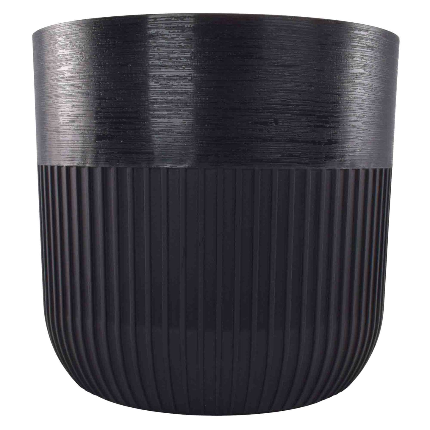Luca Pot without Hole 140mm Deep Black