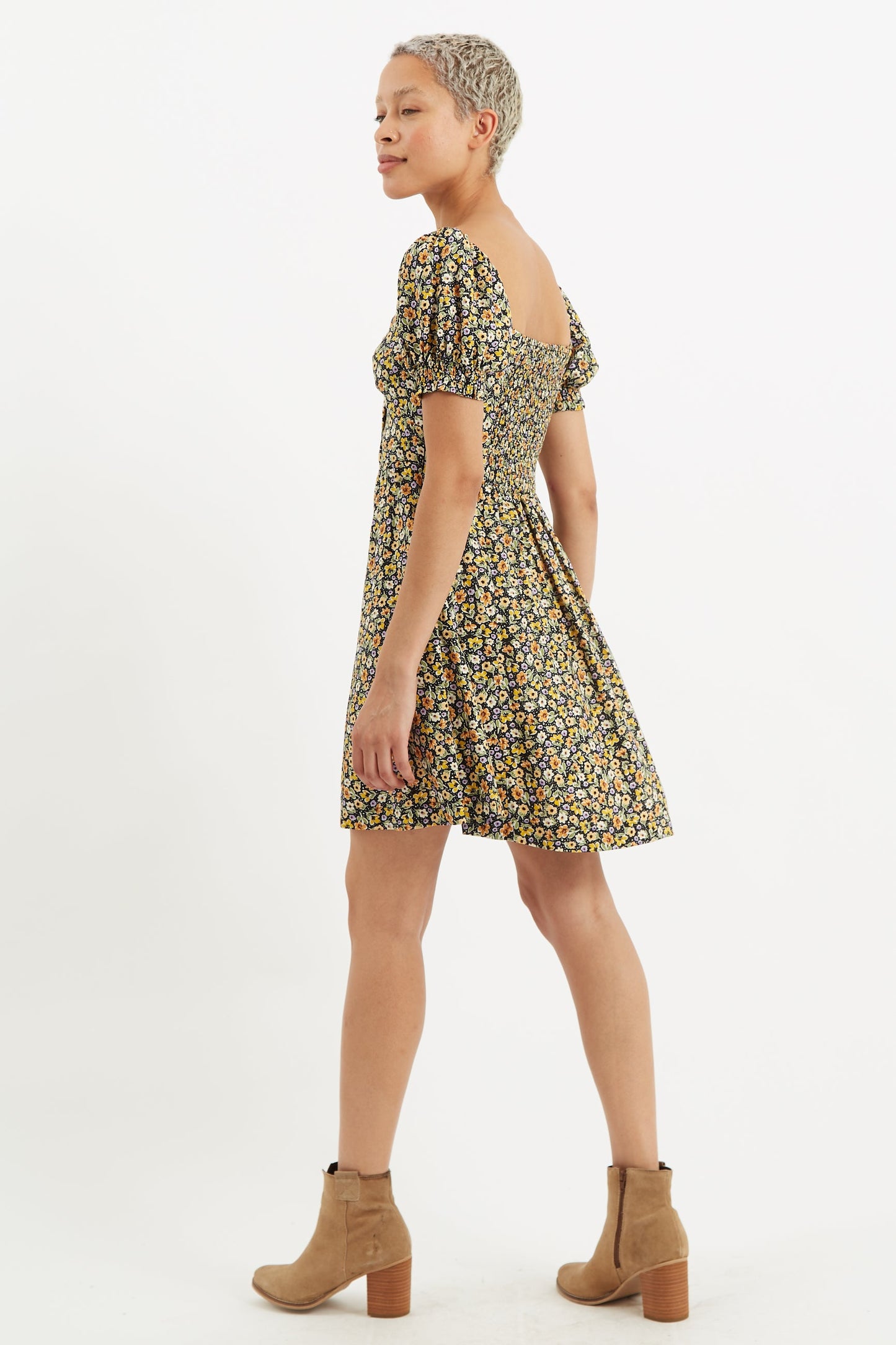 Luiza Santa Fe Floral Mini Dress