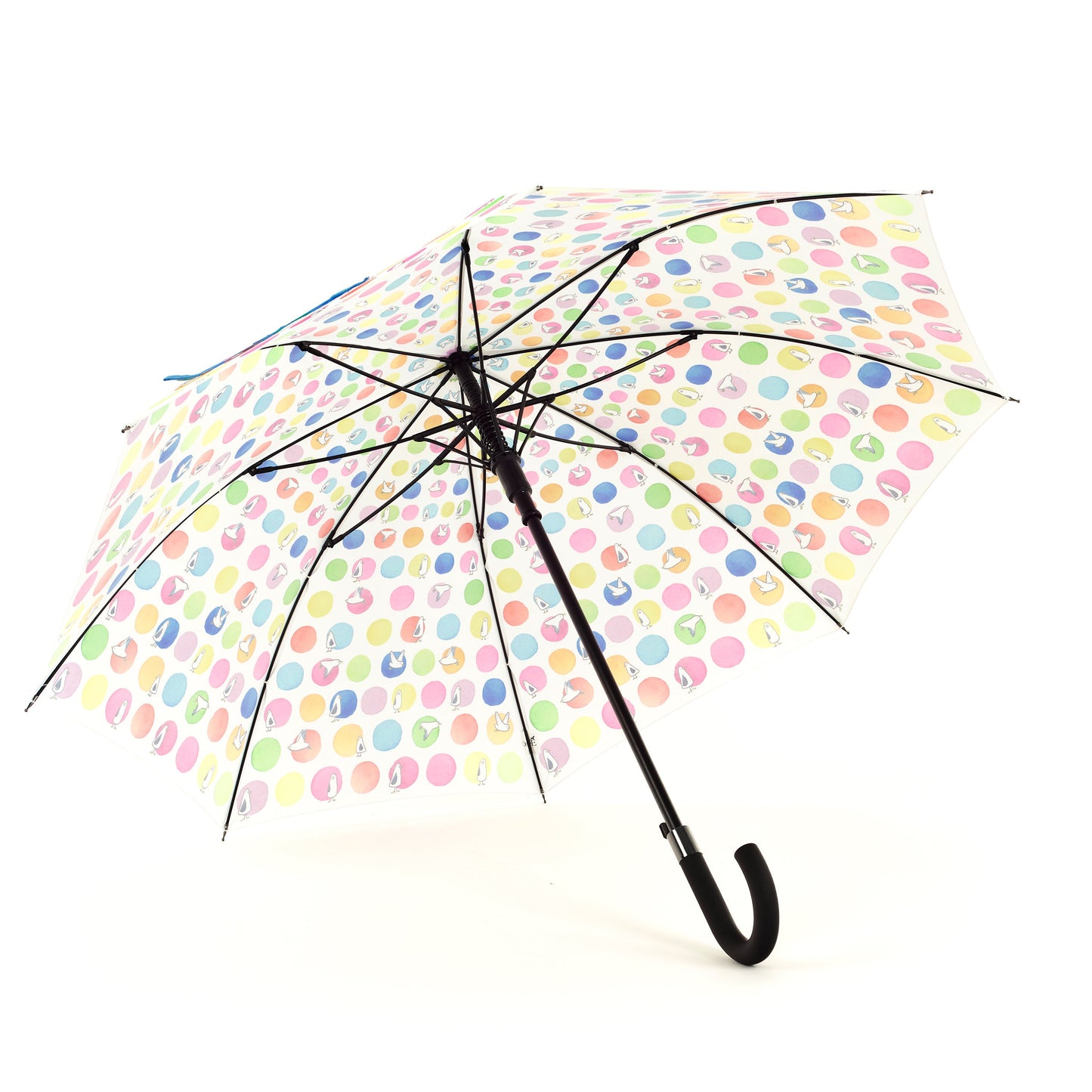 Laura Wall Dots Design Stick Umbrella