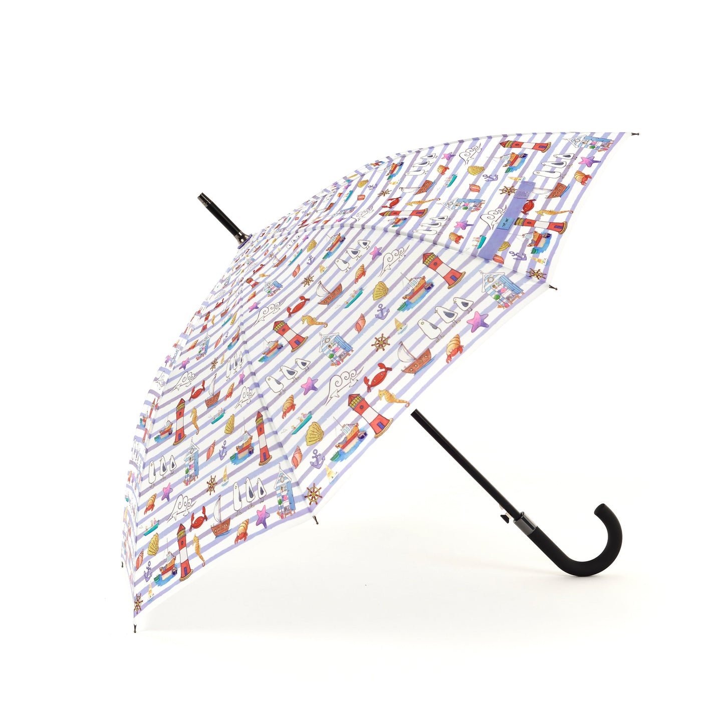 Laura Wall Stripes Design Stick Umbrella