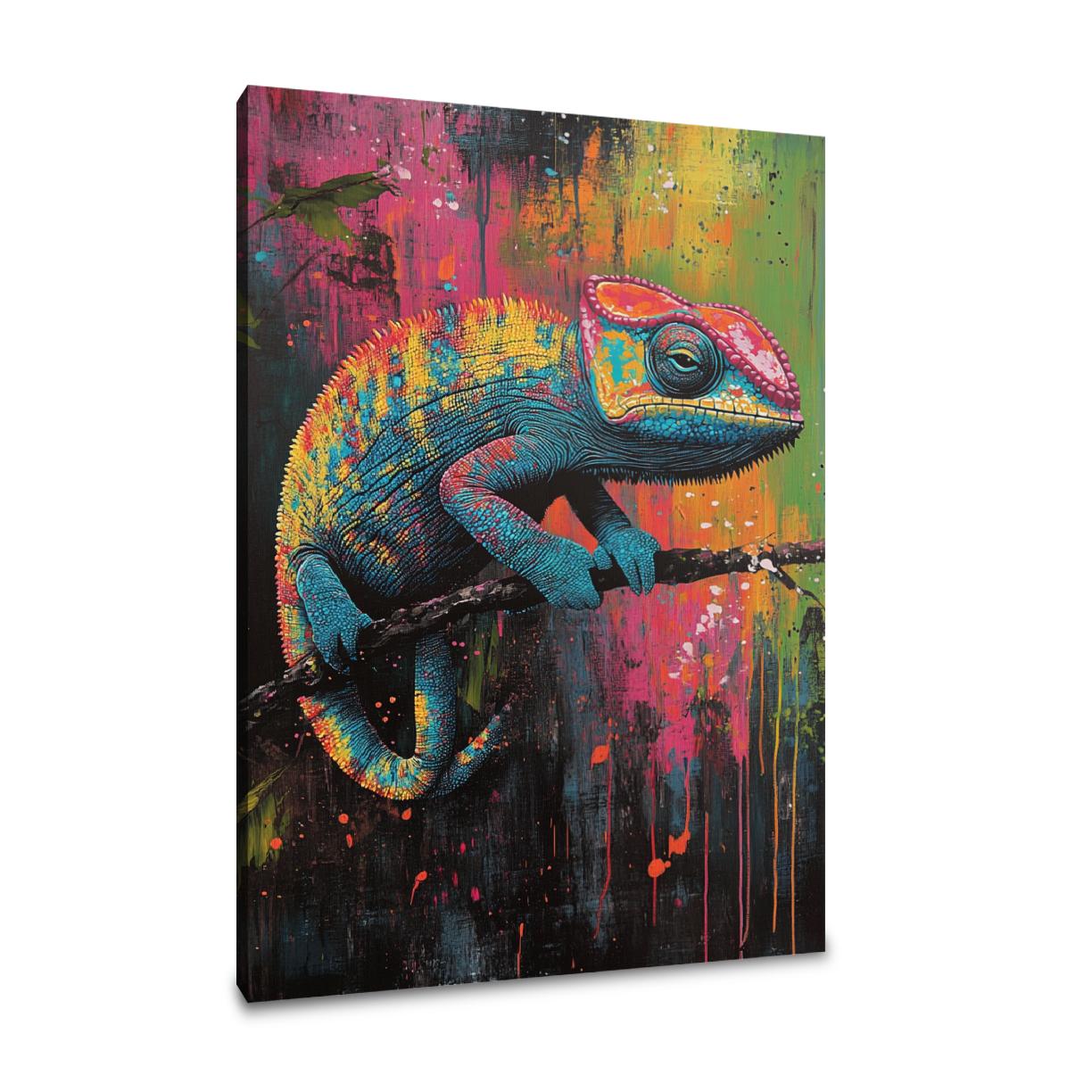 Chameleon Colour Dance Canvas