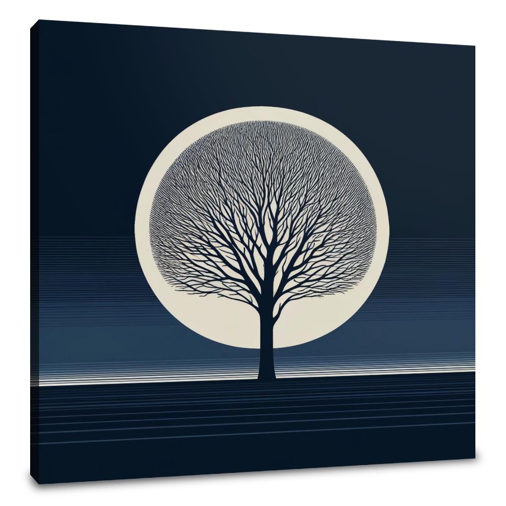 Elegance in the Shadows Canvas
