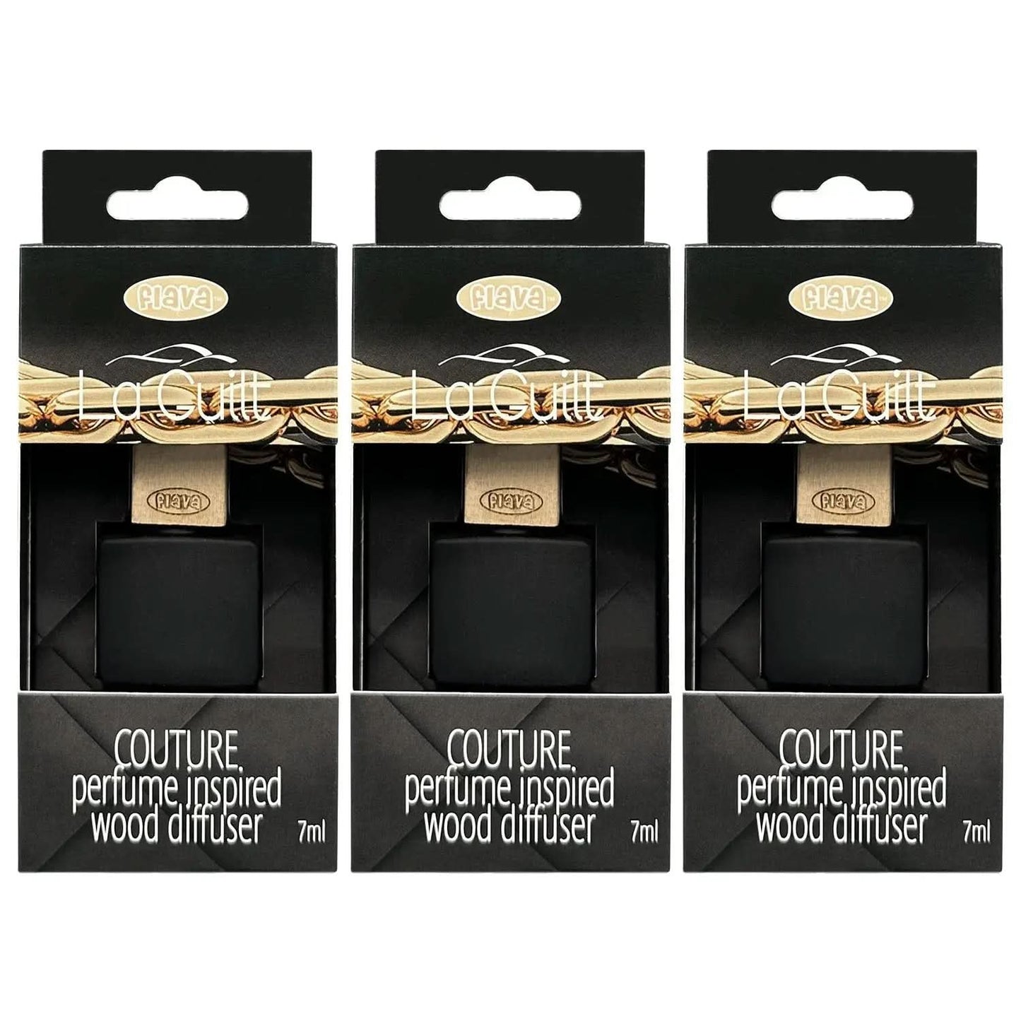Flava Couture Wood Car Air Freshener - La Guilt