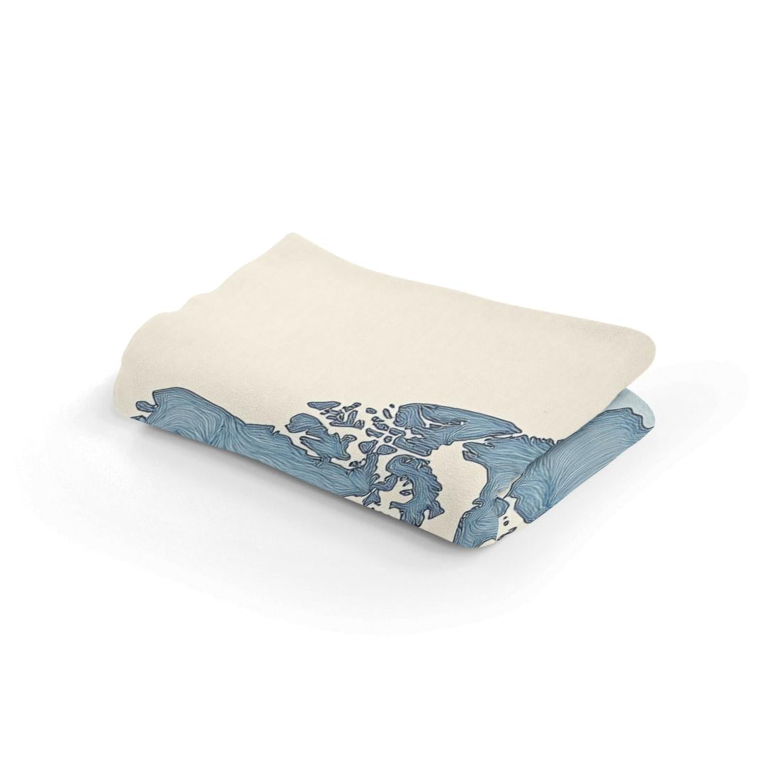 Worldly Outlines Blanket