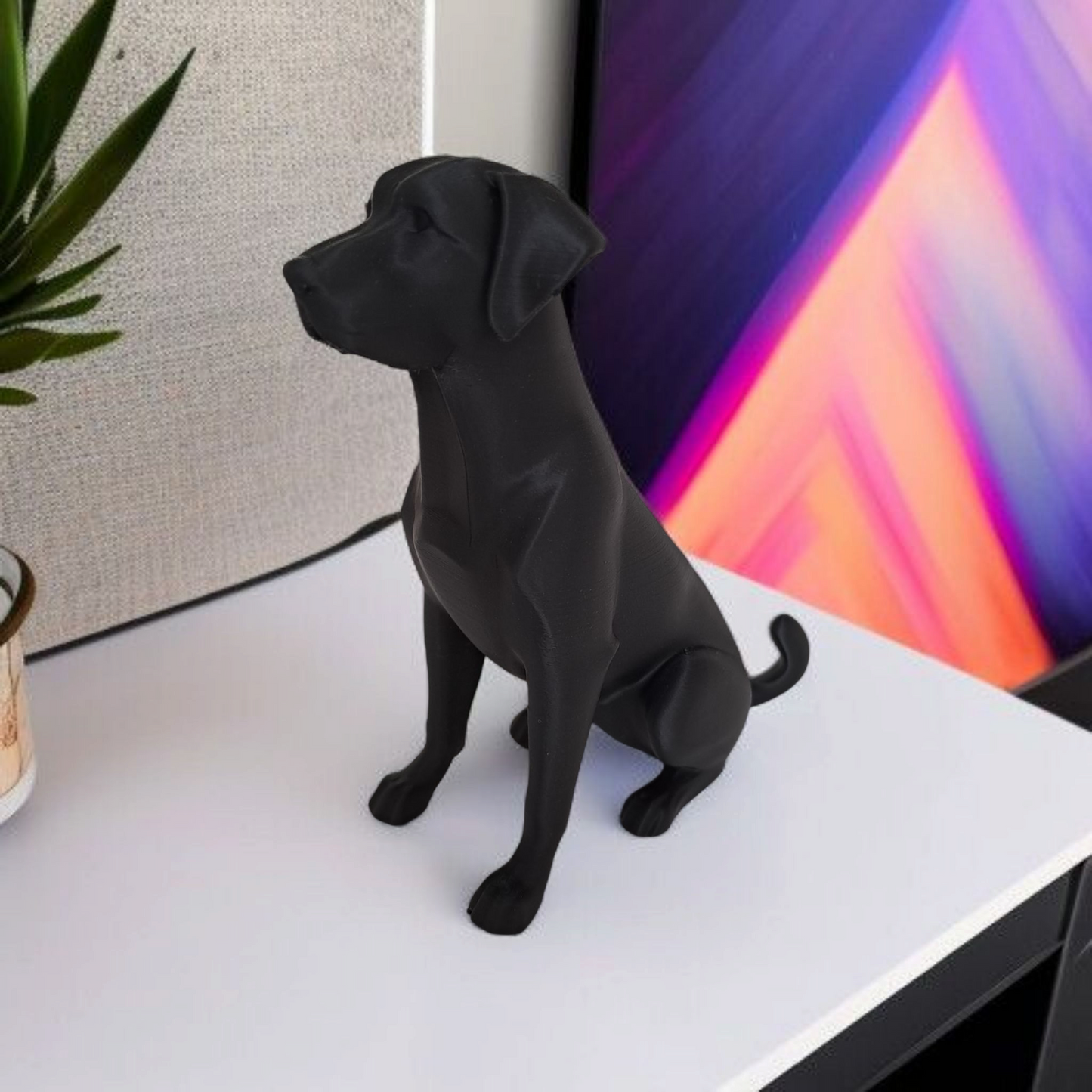 Sculpture #16 | Minimalist Labrador Sculpture | Elegant Dog Art